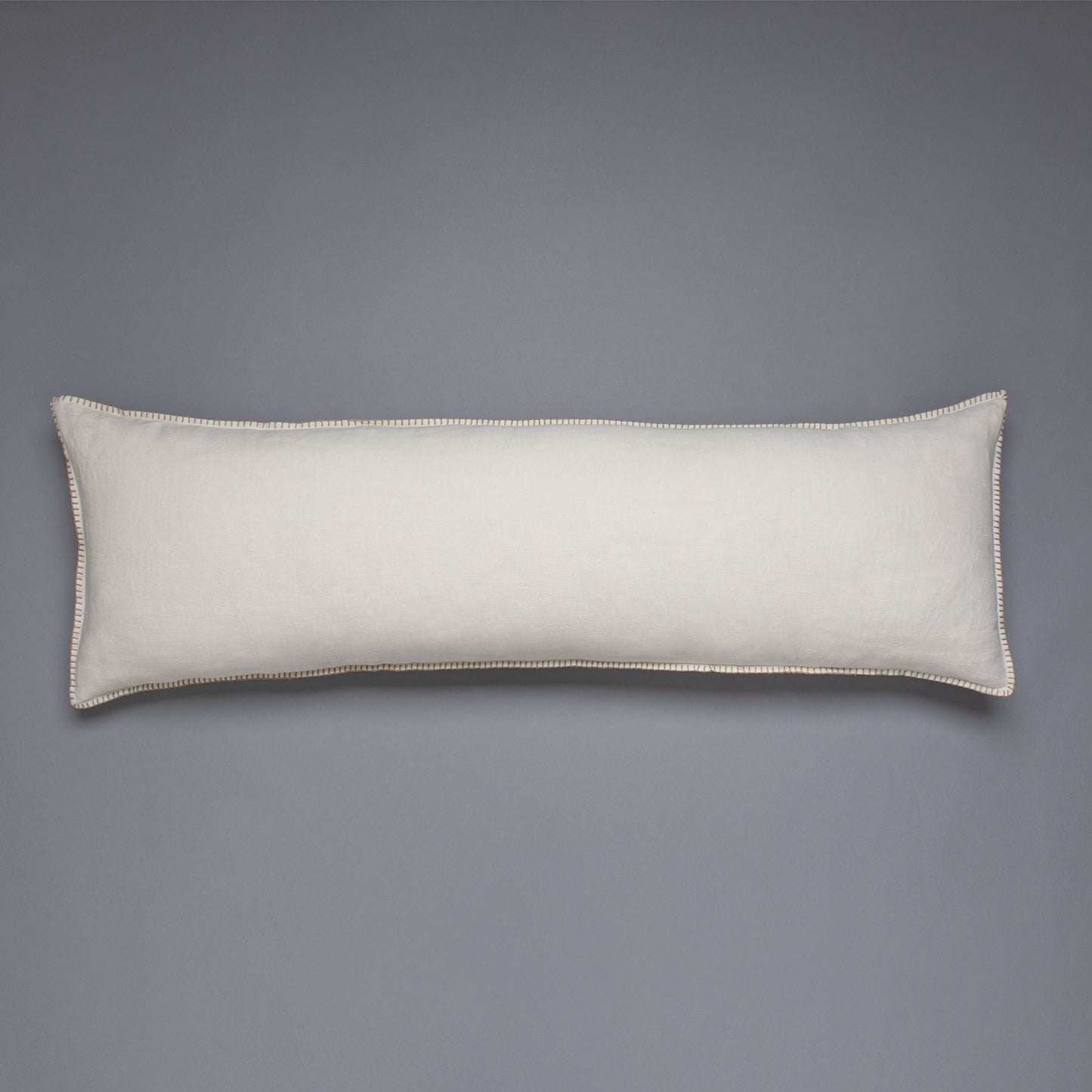 Bryce Linen, Body Pillow, Ivory