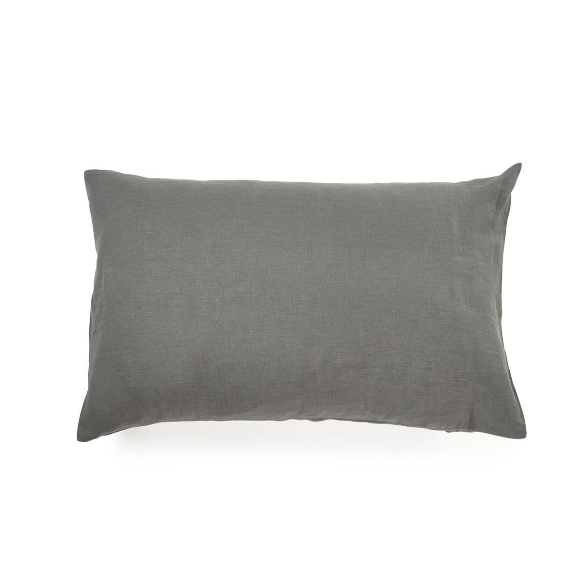 Madison Basic Pillow Sham Super King Dark Grey