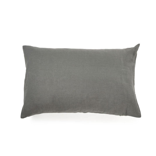 Madison Basic Pillow Sham Super King Dark Grey