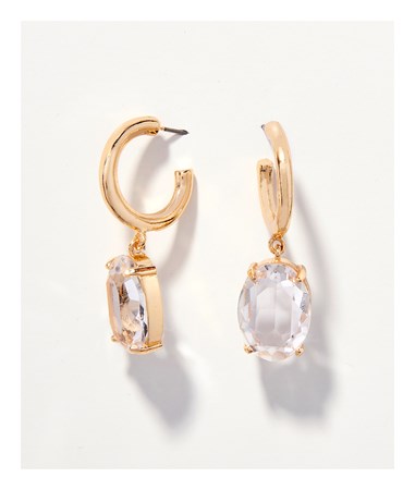 Gold Alloy/ Stone Earrings