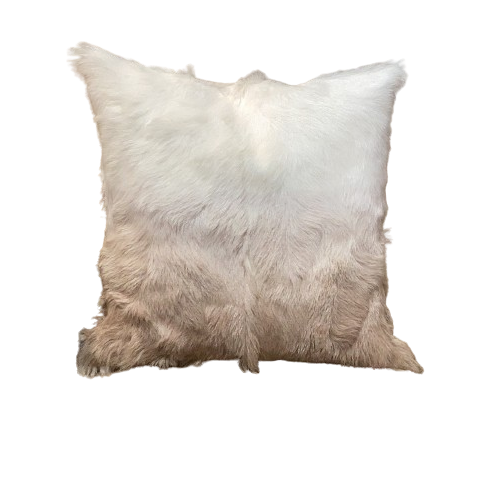 Billy Ombre Pillow White & brown