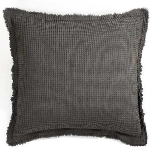 Tipton Matelasse Sham, Charcoal, Euro