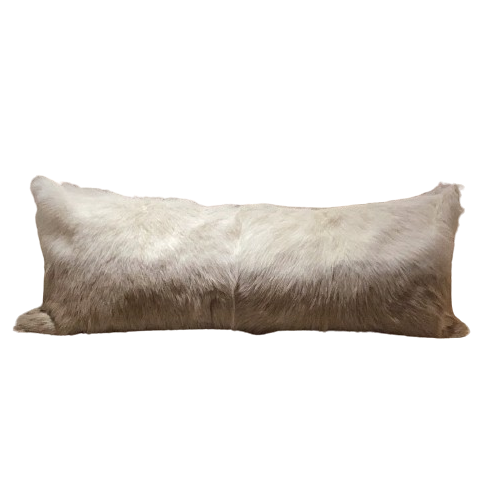 Billy Ombre Pillow White & Camel