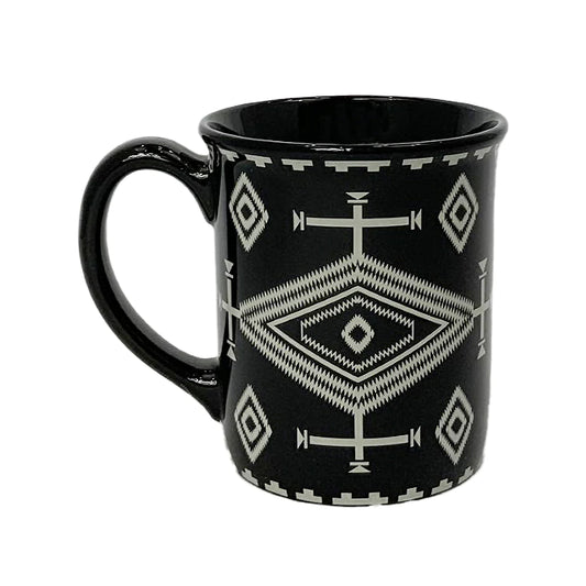 Ceramic Mug Black and White