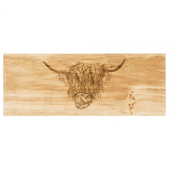 Scottish Made Oak Cutting Board Moose