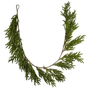 6'L NORFOLK ISLAND PINE GARLAND WITH 150 TIPS / GREEN