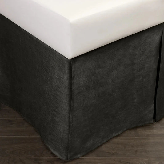 Damara Linen 21″ Drop 3 Panel Bed Skirt