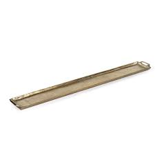 Dark Gold Rectangular Aluminum Tray