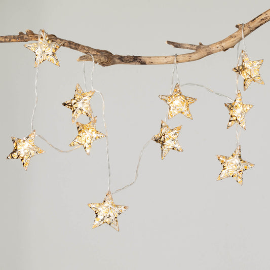 LIGHTED STAR GARLAND