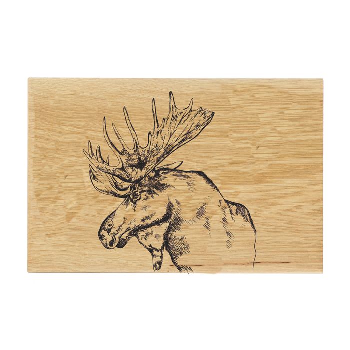 Scottish Made Oak Cutting Board Moose