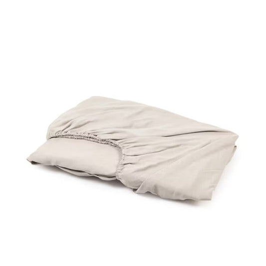 Madison Fitted Sheet King White Sand